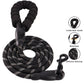 The Dogz Pawz Black Reflective Nylon Leash - 150cm