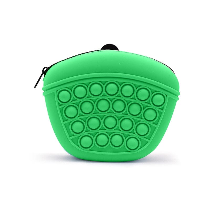 The Dogz Pawz Green Treat Storage Pouch