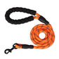 The Dogz Pawz Orange Reflective Nylon Leash - 150cm