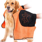 The Dogz Pawz Orange Super Absorbent Microfibre Dog Towels