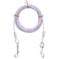 The Dogz Pawz White / 3m Long-lead Tie Out Cable